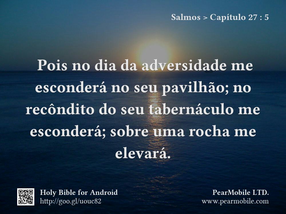 Salmos, Capítulo 27:5
